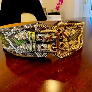 Burberry Prorsum python belt
